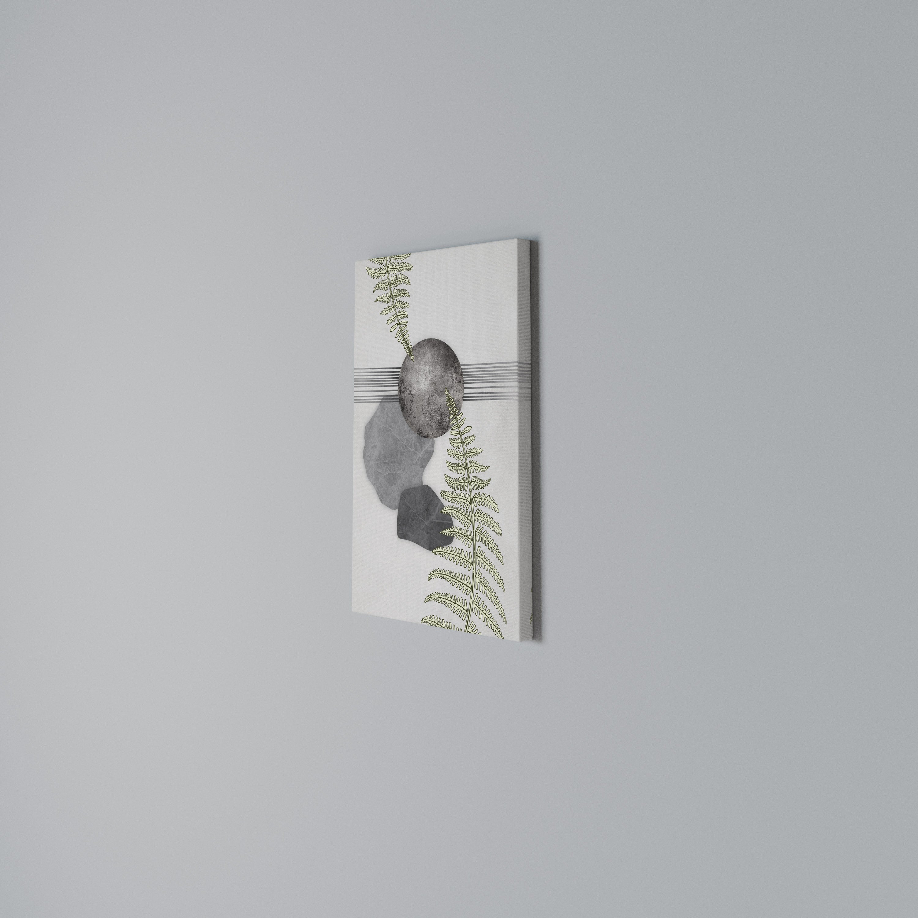 FERN MELANCHOLY Vertical Canvas Print