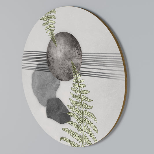 FERN MELANCHOLY Arte de Parede Redonda