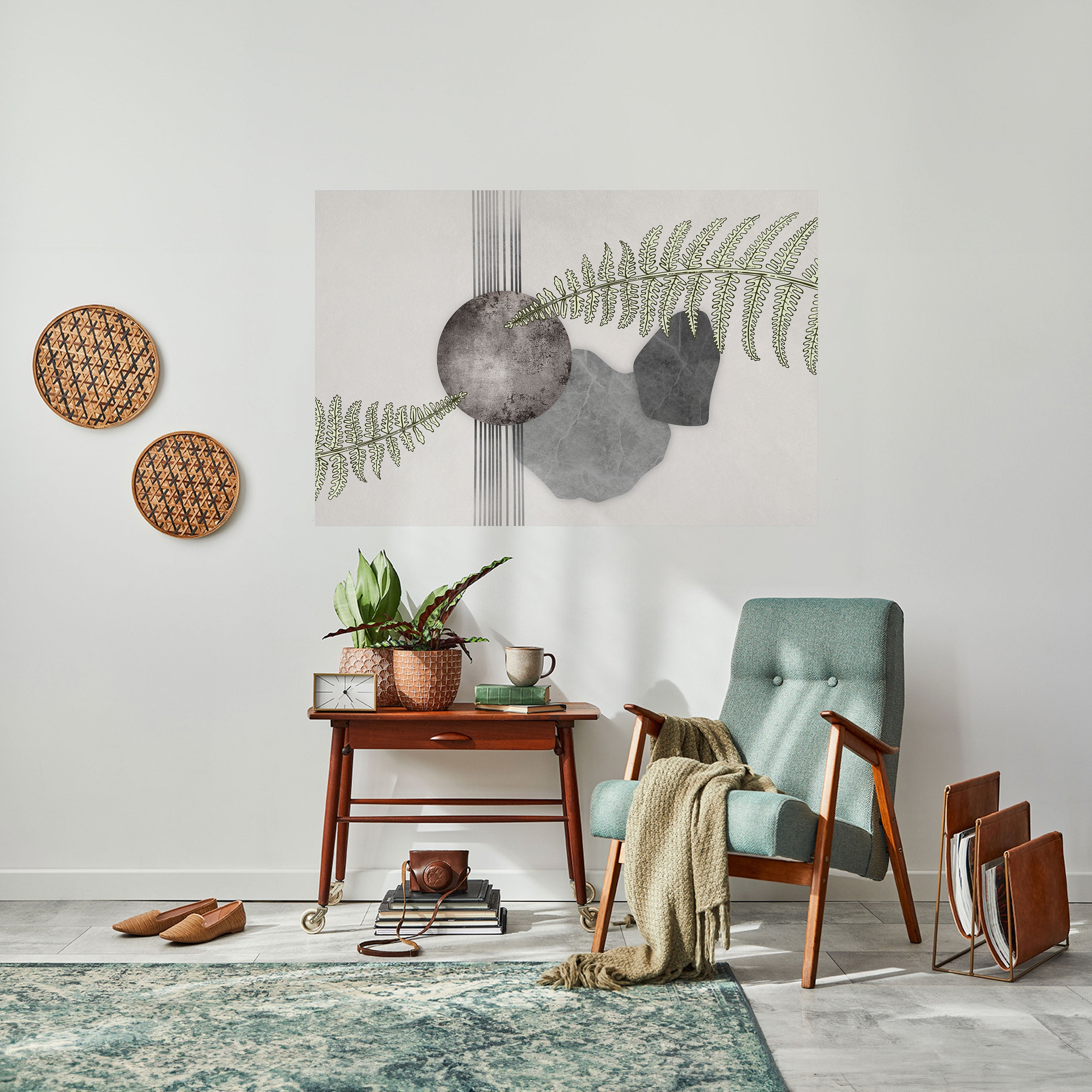 FERN MELANCHOLY Poster Horizontal Autocolante