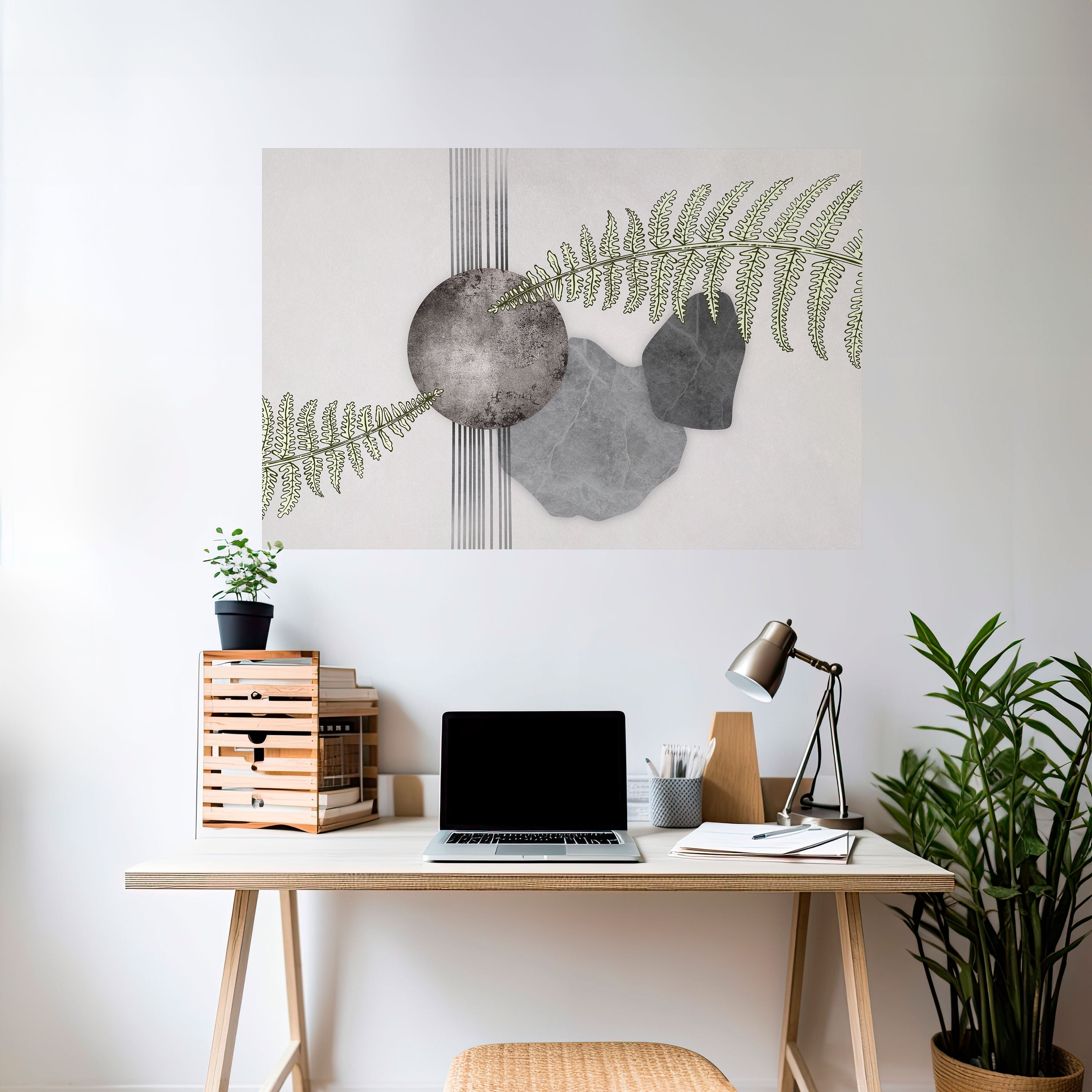 FERN MELANCHOLY Poster Horizontal Autocolante