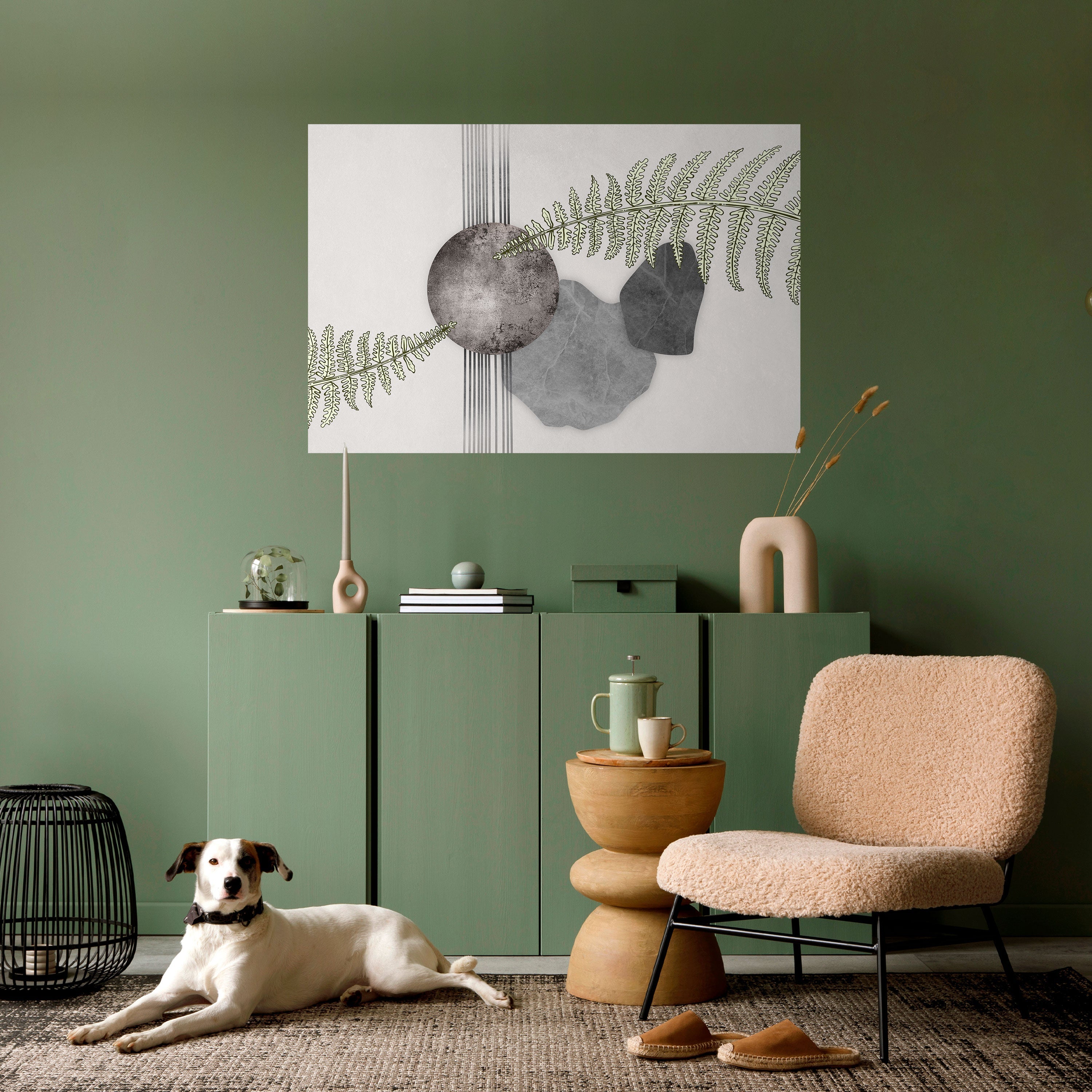 FERN MELANCHOLY Poster Horizontal Autocolante