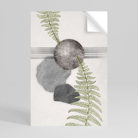 FERN MELANCHOLY Póster Autocolante Vertical