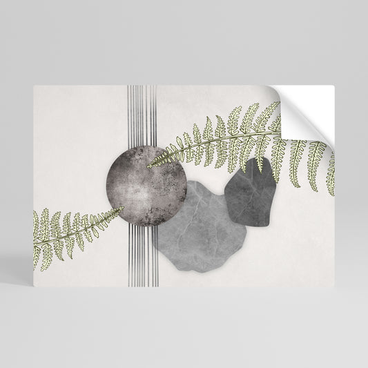 FERN MELANCHOLY Póster Autocolante Horizontal