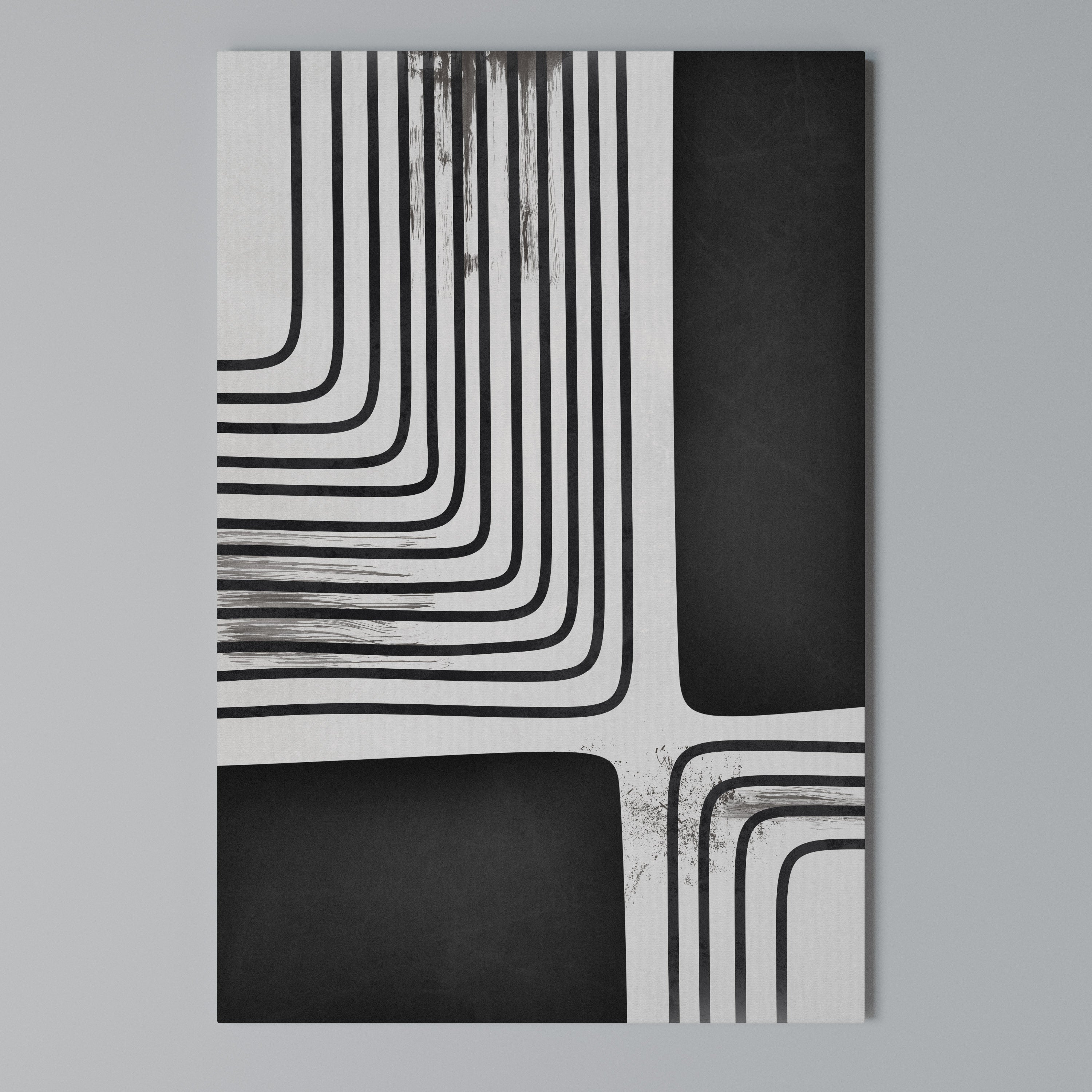 DARKSIDE OF THE LINE Quadro em tela vertical