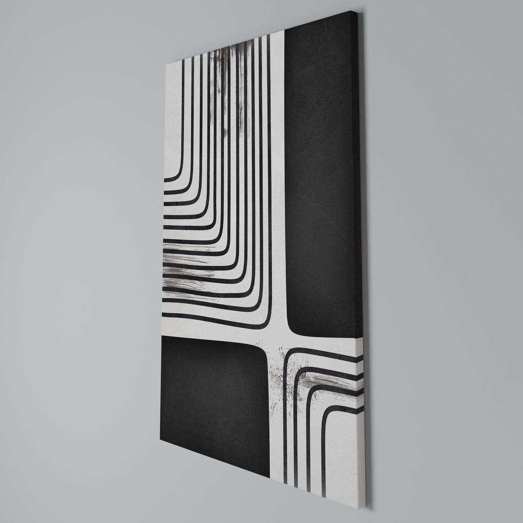 DARKSIDE OF THE LINE Vertical Canvas Print