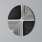 DARKSIDE OF THE LINE Quadro Redondo Decorativo