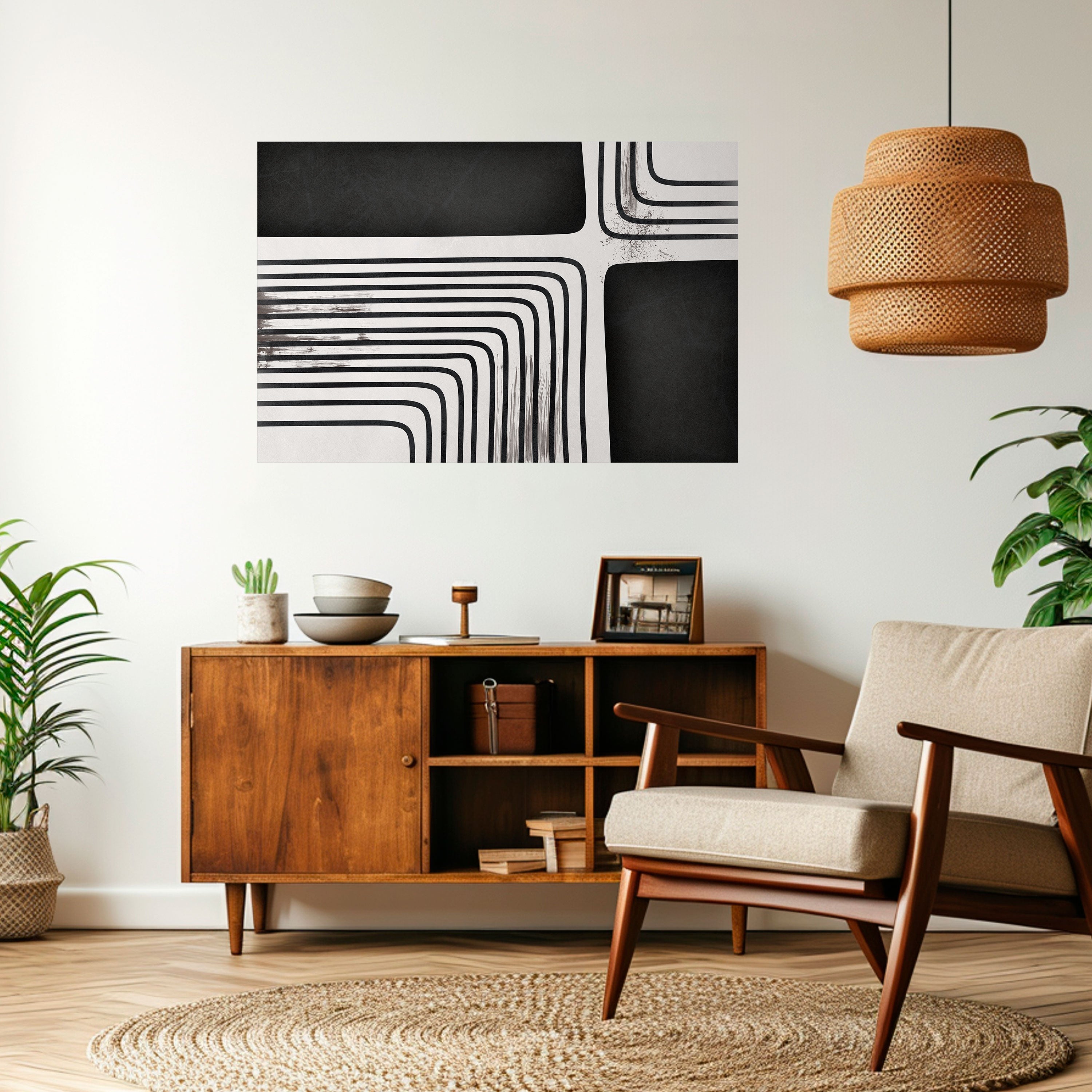 DARKSIDE OF THE LINE Poster Horizontal Autocolante