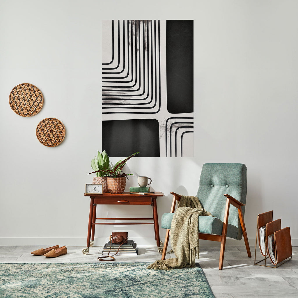 DARKSIDE OF THE LINE Peel and Stick Vertical Poster