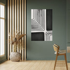 DARKSIDE OF THE LINE Peel and Stick Vertical Poster