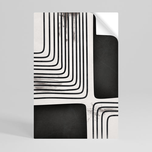 DARKSIDE OF THE LINE Peel and Stick Vertical Poster