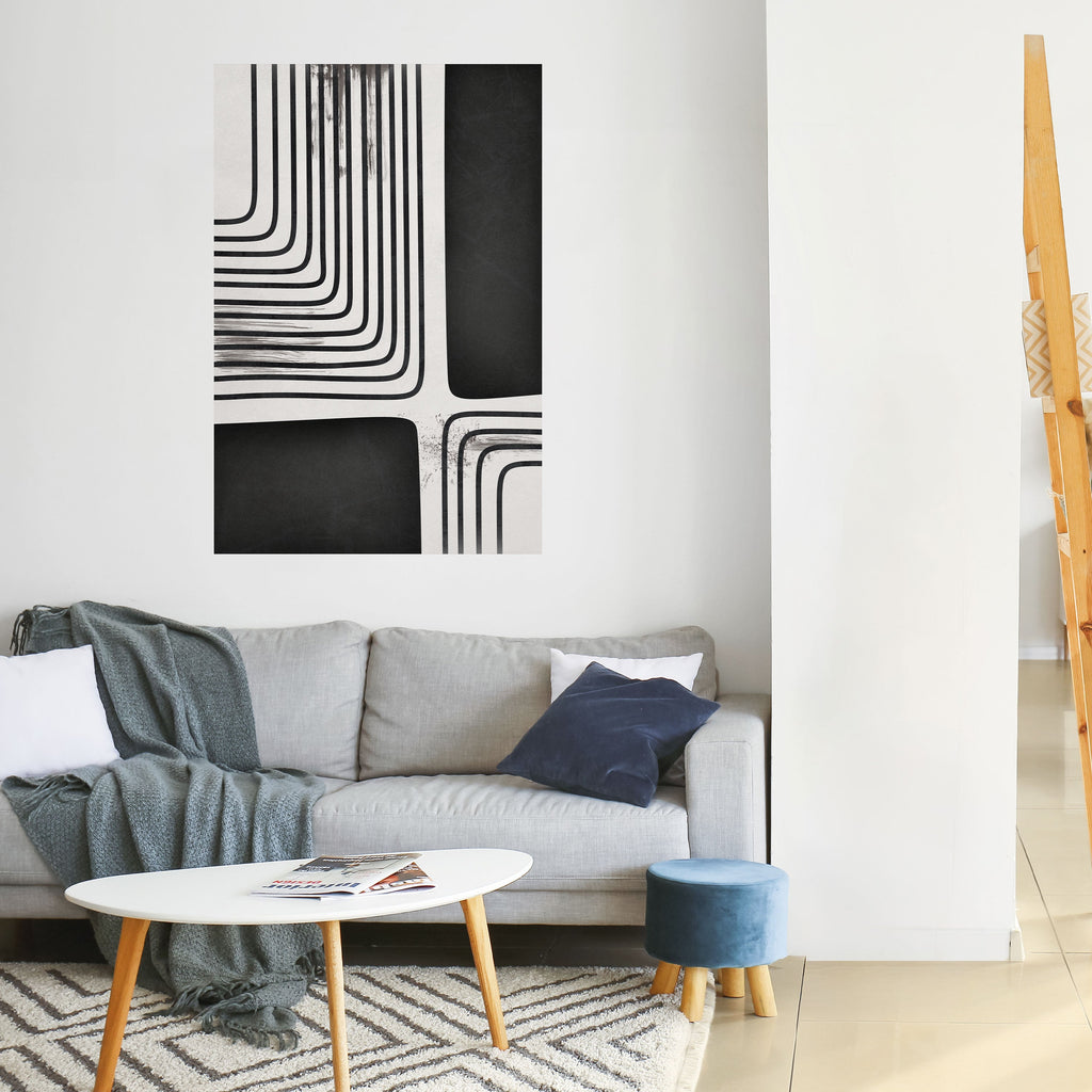 DARKSIDE OF THE LINE Peel and Stick Vertical Poster