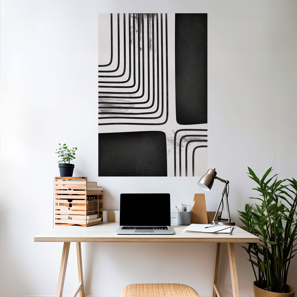 DARKSIDE OF THE LINE Peel and Stick Vertical Poster