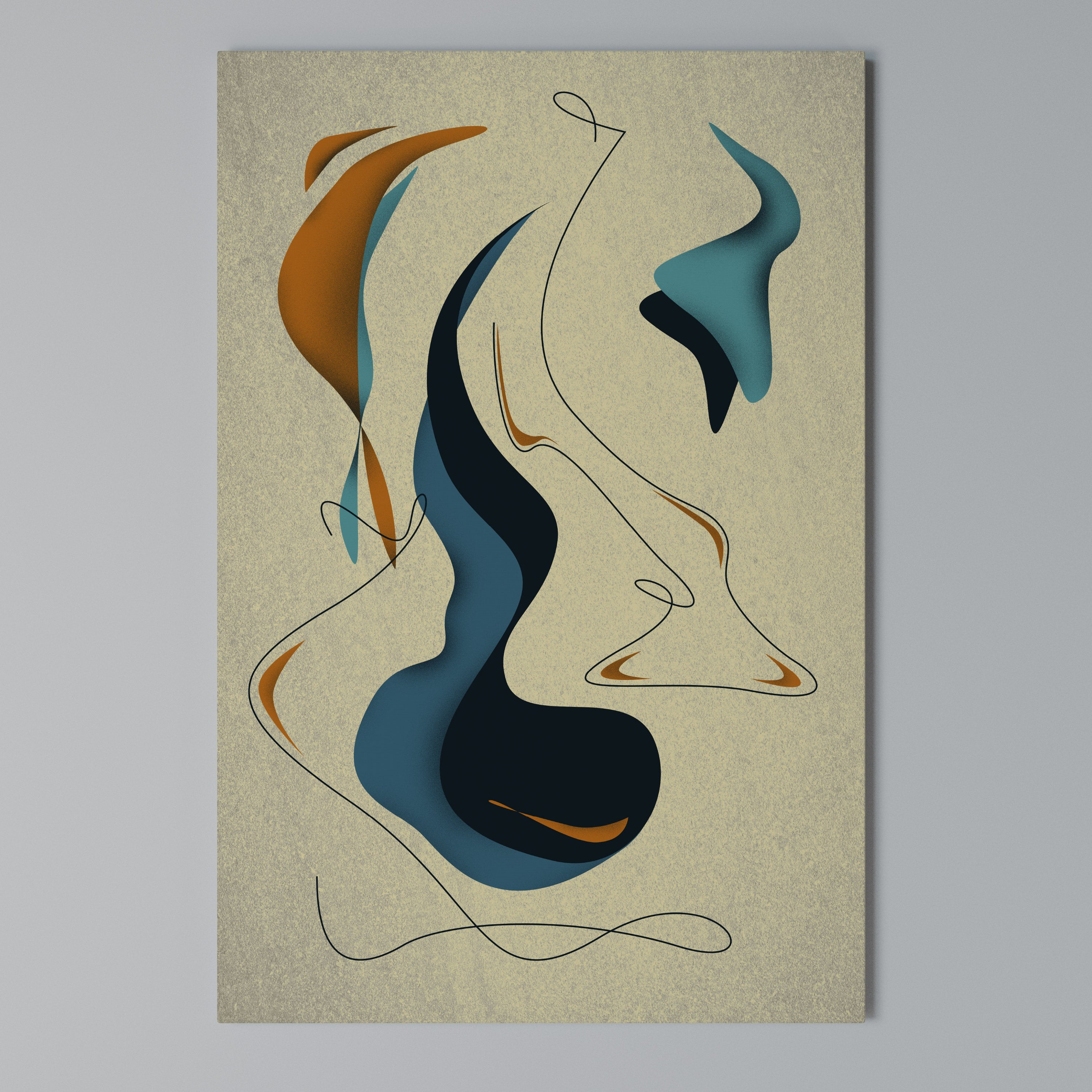 DREAMY DAZE Vertical Canvas Print