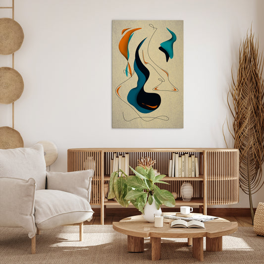 DREAMY DAZE Vertical Canvas Print