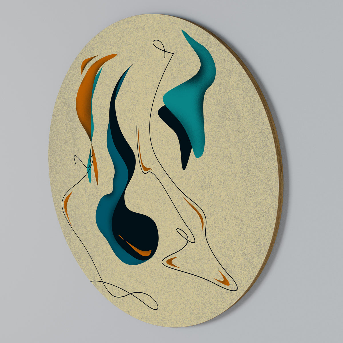 DREAMY DAZE Round Wall Art