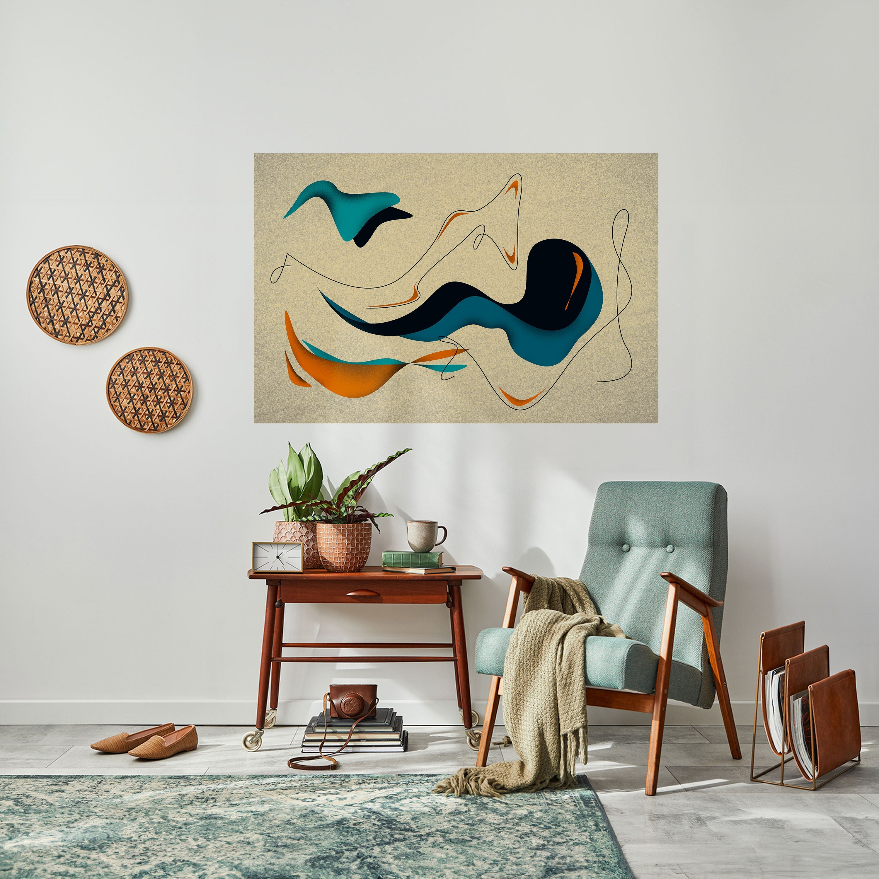 DREAMY DAZE Poster Horizontal Autocolante