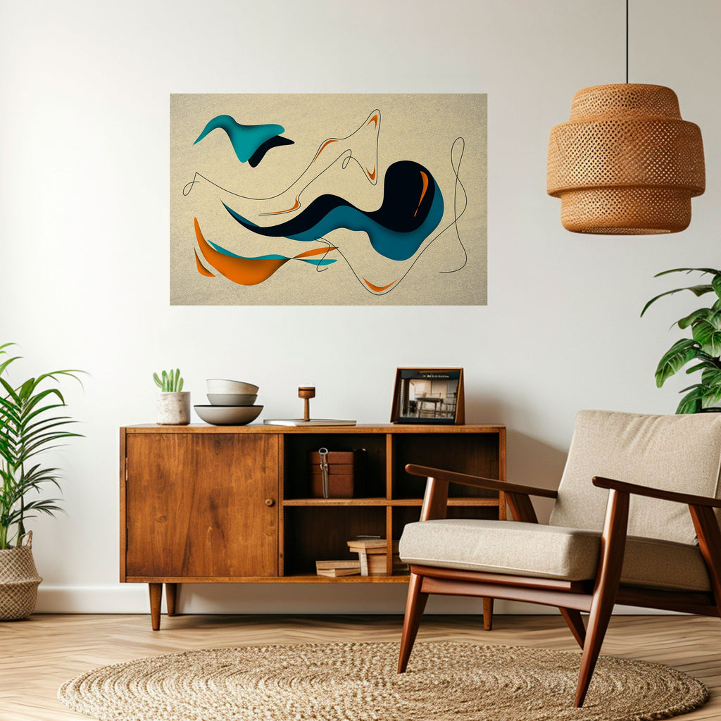 DREAMY DAZE Poster Horizontal Autocolante