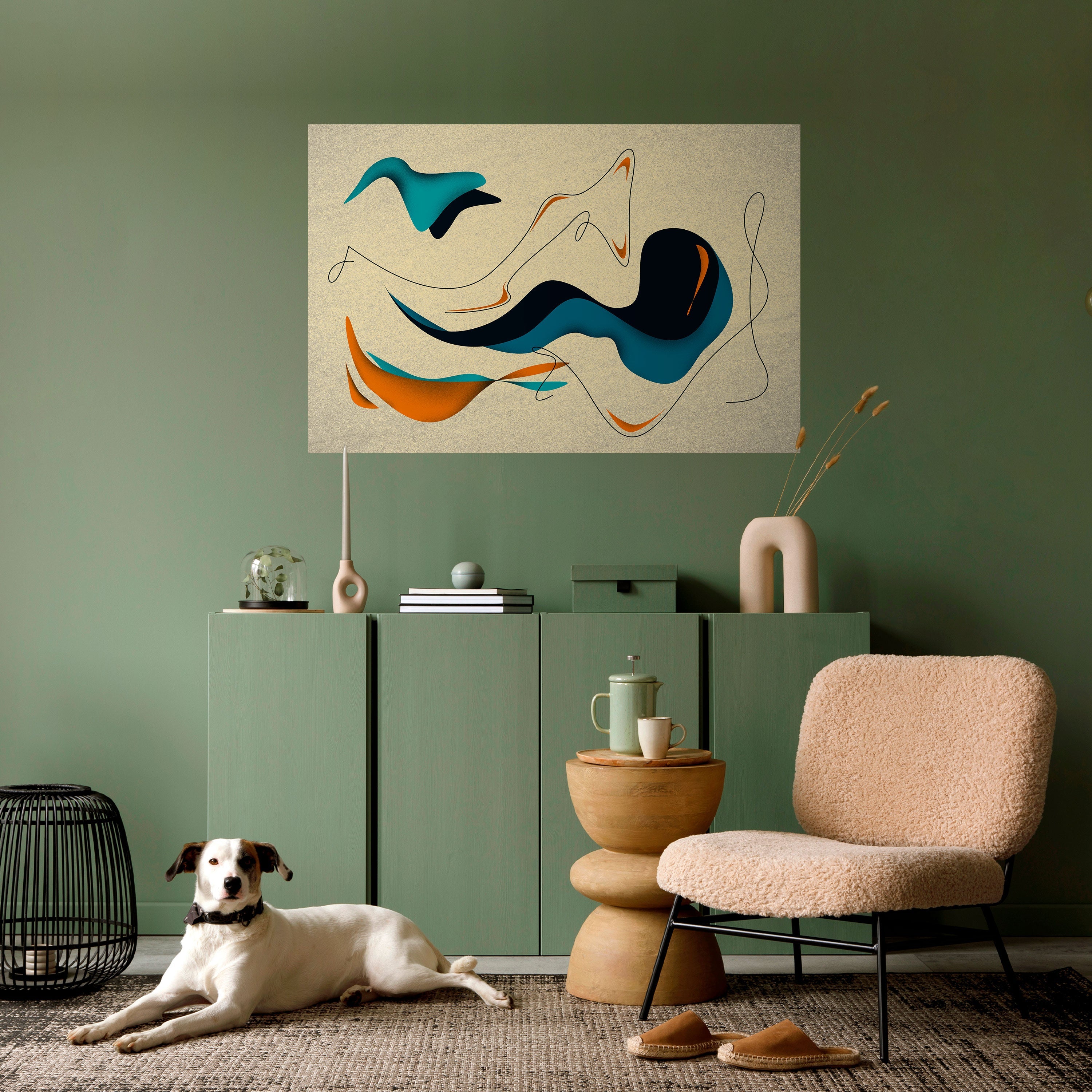 DREAMY DAZE Poster Horizontal Autocolante