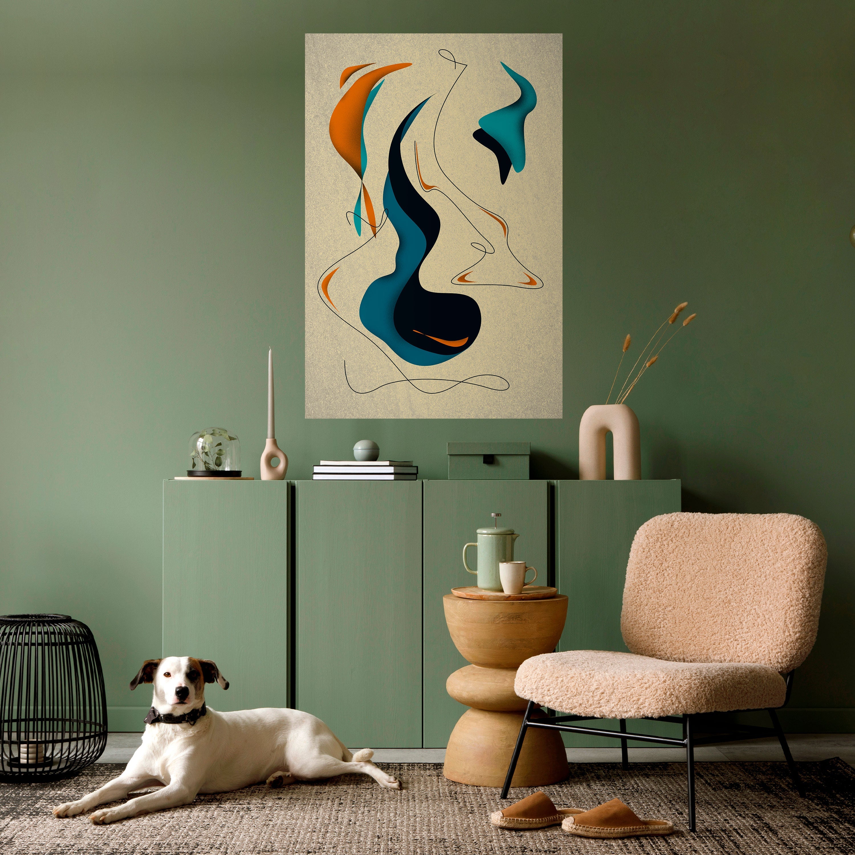 DREAMY DAZE Peel and Stick Vertical Poster