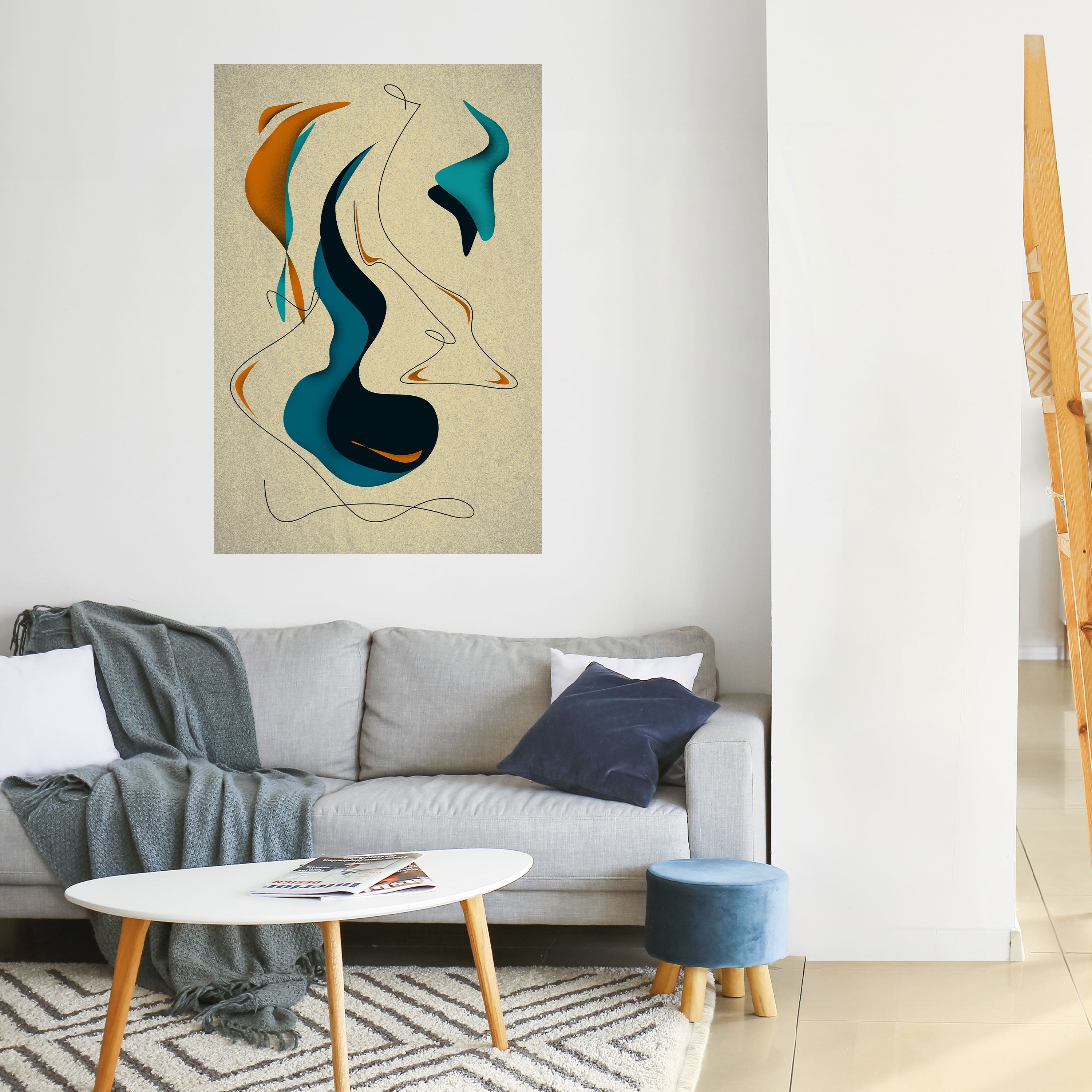 DREAMY DAZE Peel and Stick Vertical Poster