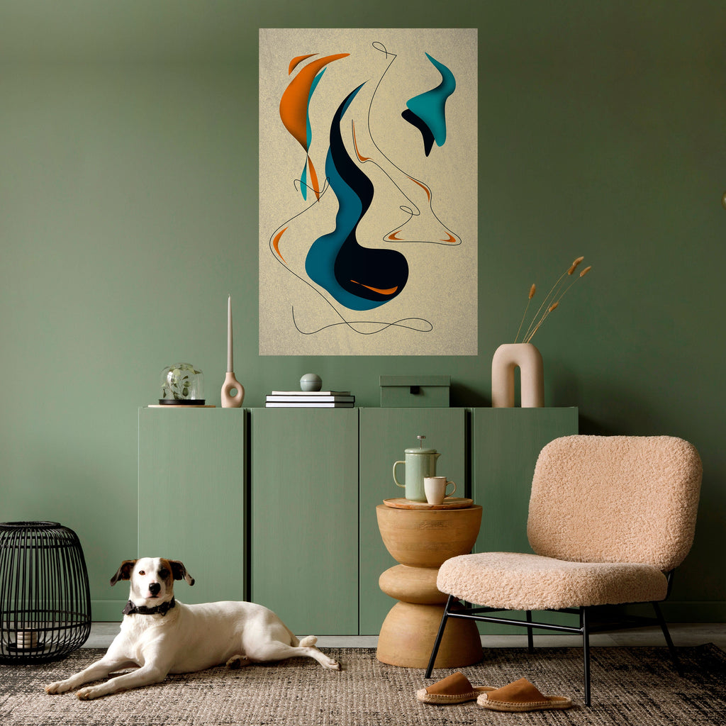 DREAMY DAZE Peel and Stick Vertical Poster