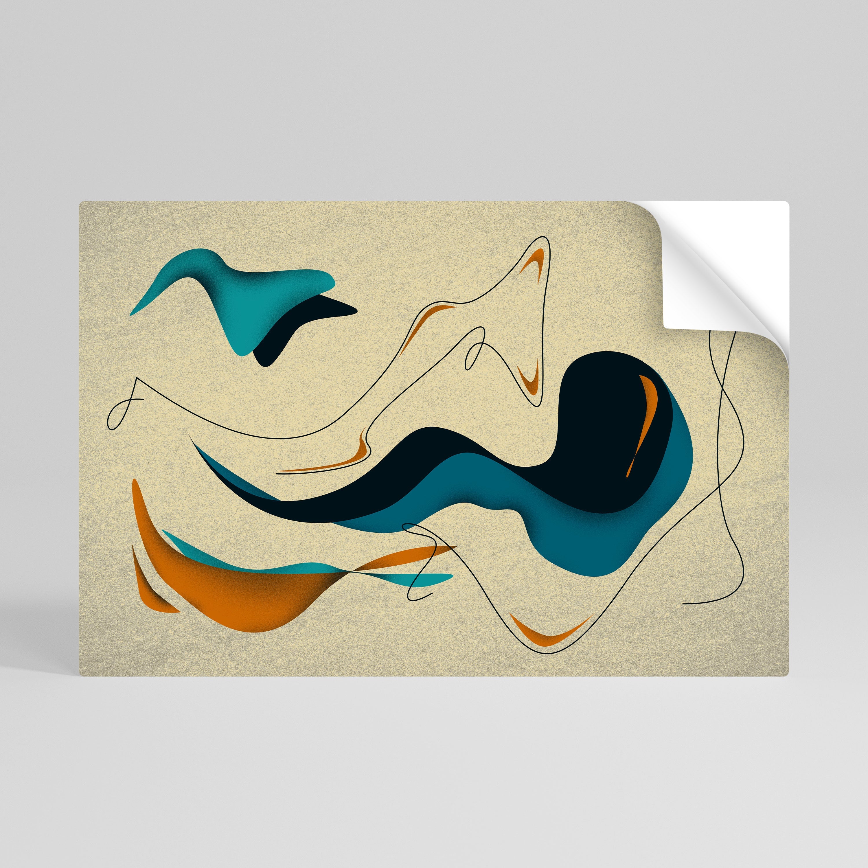 DREAMY DAZE Poster Horizontal Autocolante