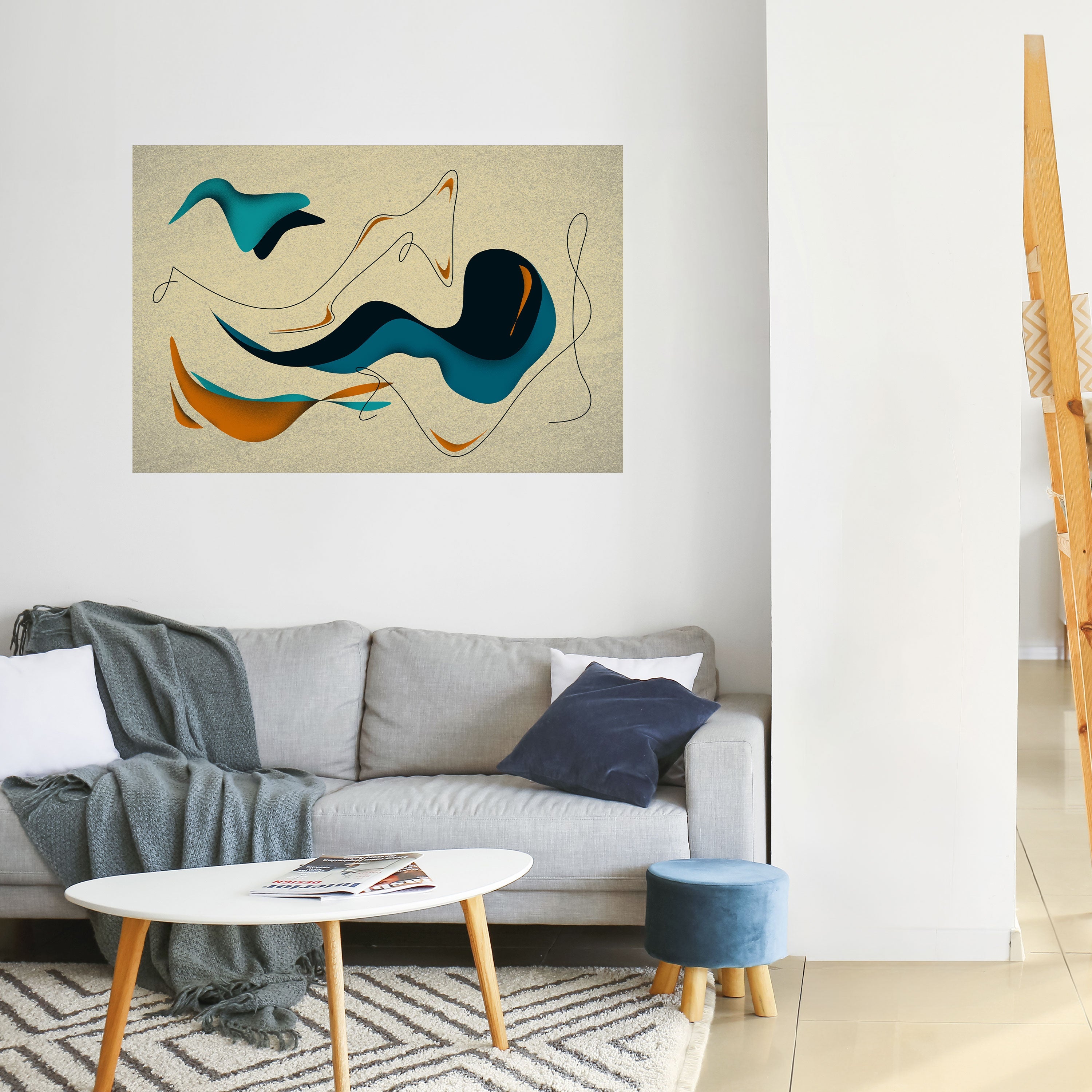 DREAMY DAZE Poster Horizontal Autocolante