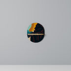 SILHOUETTE SONATA Prateleira Oval Decorativa em Efeito Carvalho