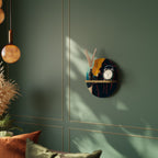 SILHOUETTE SONATA Prateleira Oval Decorativa em Efeito Carvalho