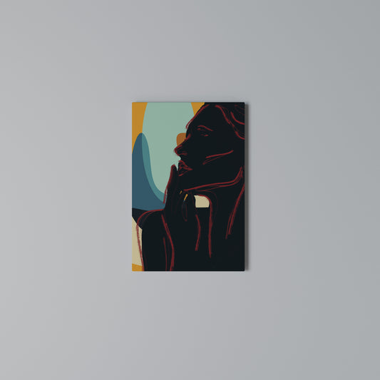SILHOUETTE SONATA Quadro em tela vertical