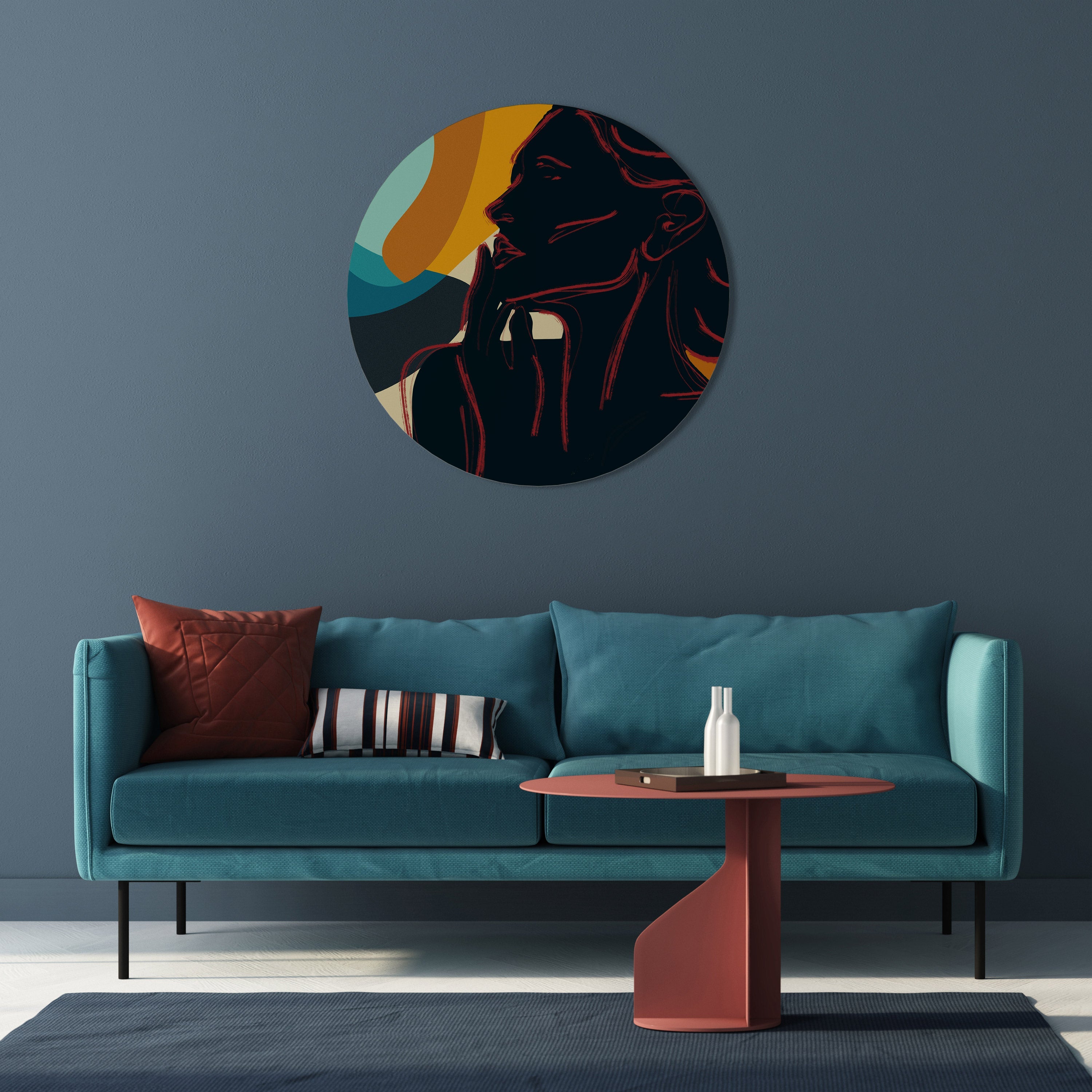 SILHOUETTE SONATA Quadro Redondo Decorativo