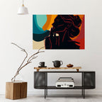 SILHOUETTE SONATA Poster Horizontal Autocolante