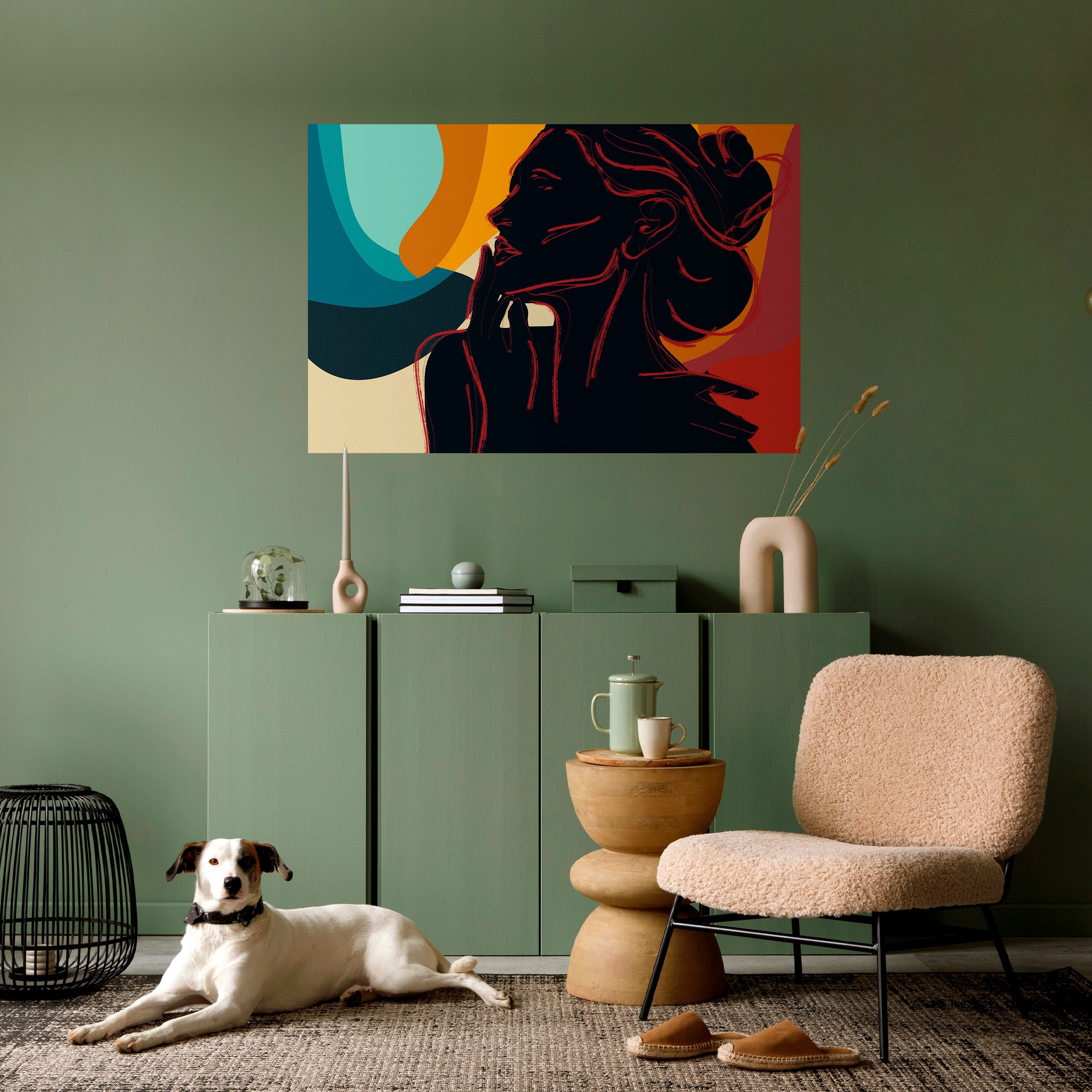 SILHOUETTE SONATA Poster Horizontal Autocolante