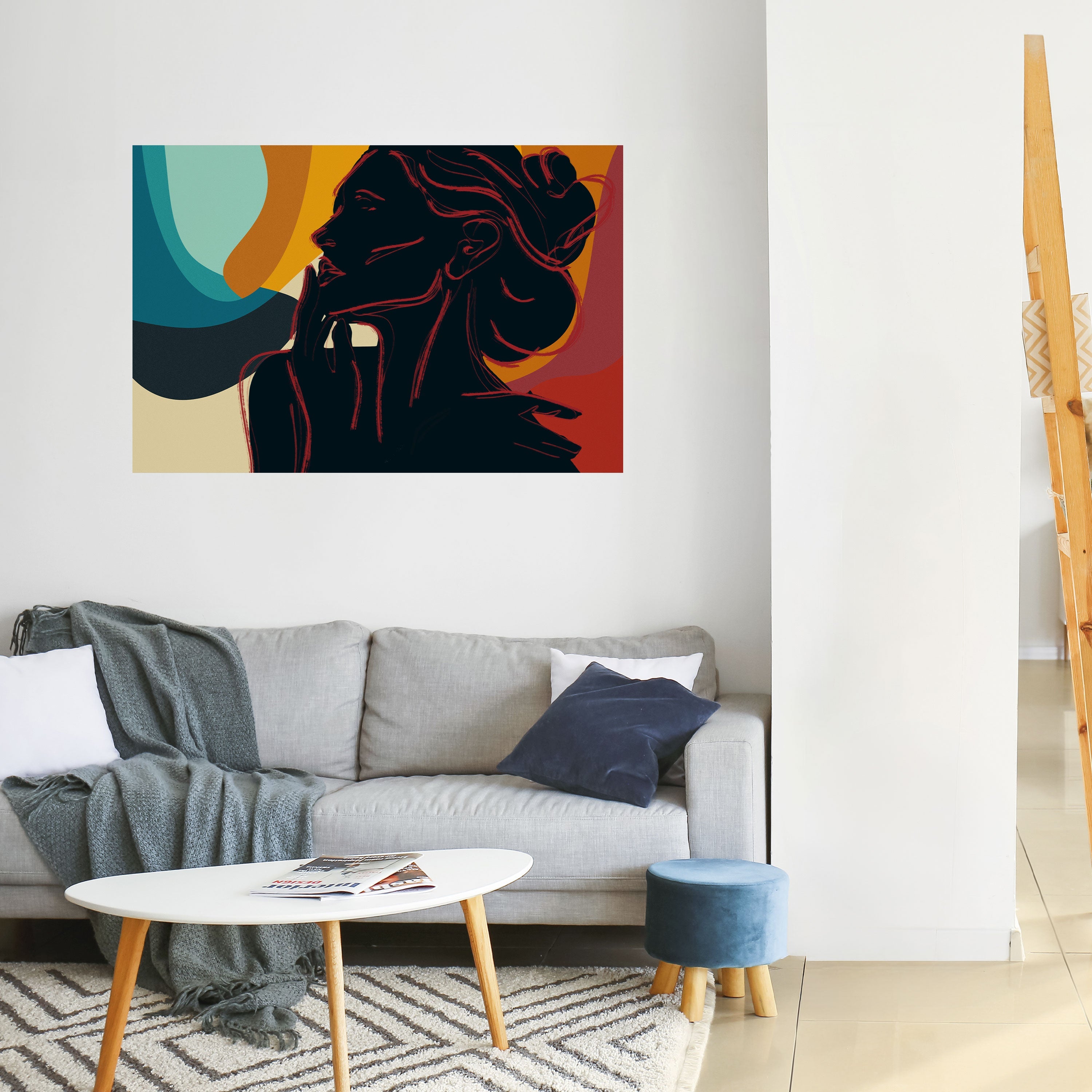 SILHOUETTE SONATA Poster Horizontal Autocolante