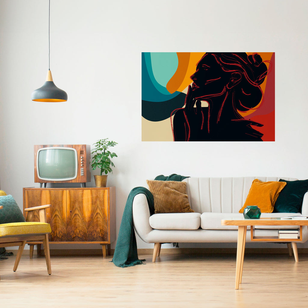 SILHOUETTE SONATA Poster Horizontal Autocolante