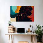 SILHOUETTE SONATA Poster Horizontal Autocolante