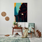 SILHOUETTE SONATA Peel and Stick Vertical Poster