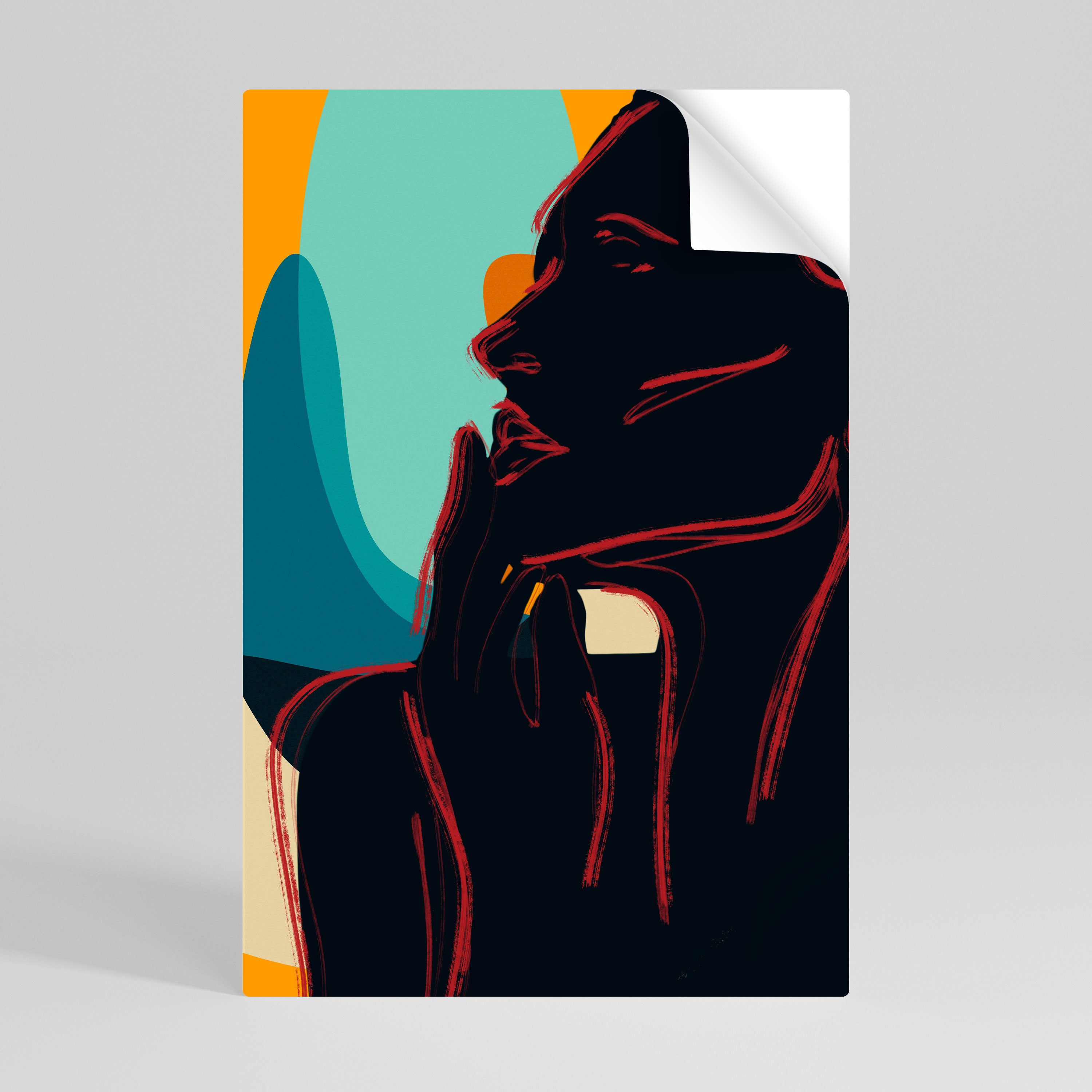 SILHOUETTE SONATA Póster Autocolante Vertical