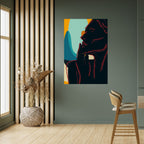 SILHOUETTE SONATA Peel and Stick Vertical Poster