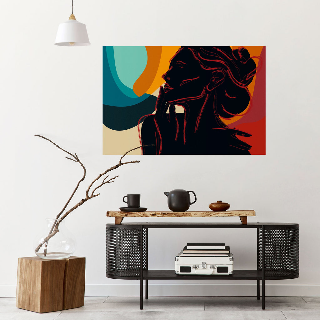 SILHOUETTE SONATA Poster Horizontal Autocolante