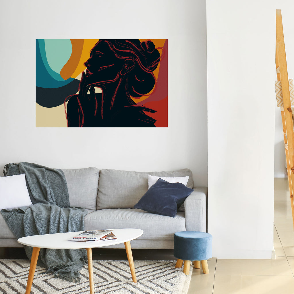 SILHOUETTE SONATA Poster Horizontal Autocolante