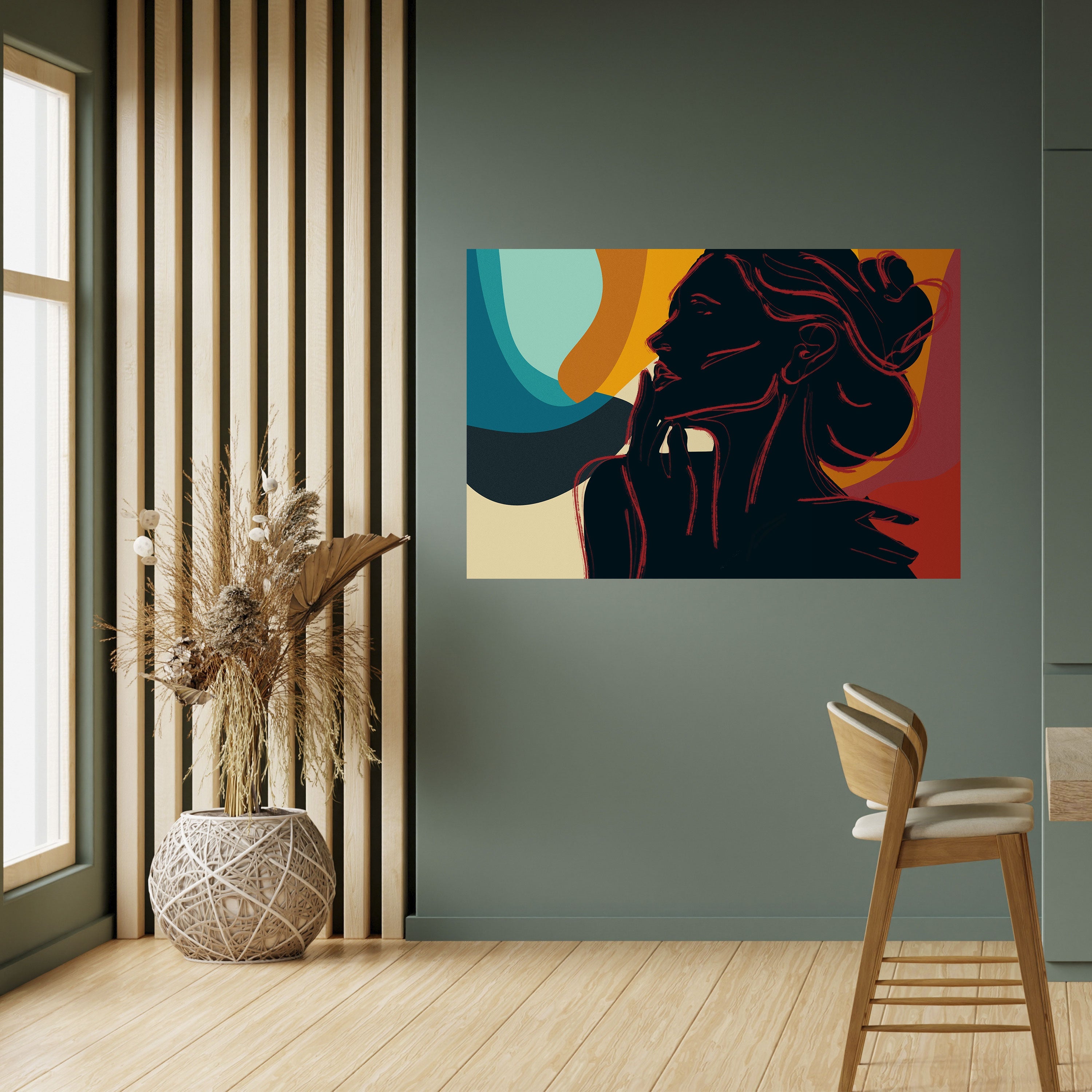 SILHOUETTE SONATA Poster Horizontal Autocolante