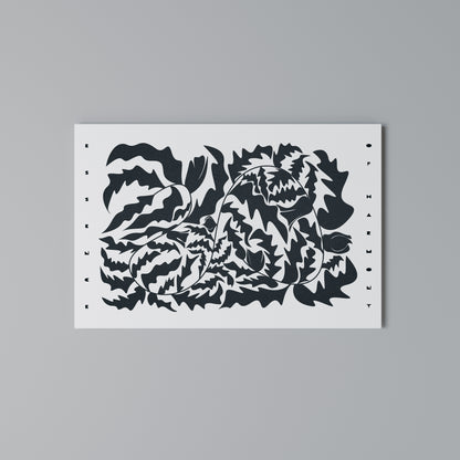 ETHEREAL ORNAMENT Horizontal Canvas Print