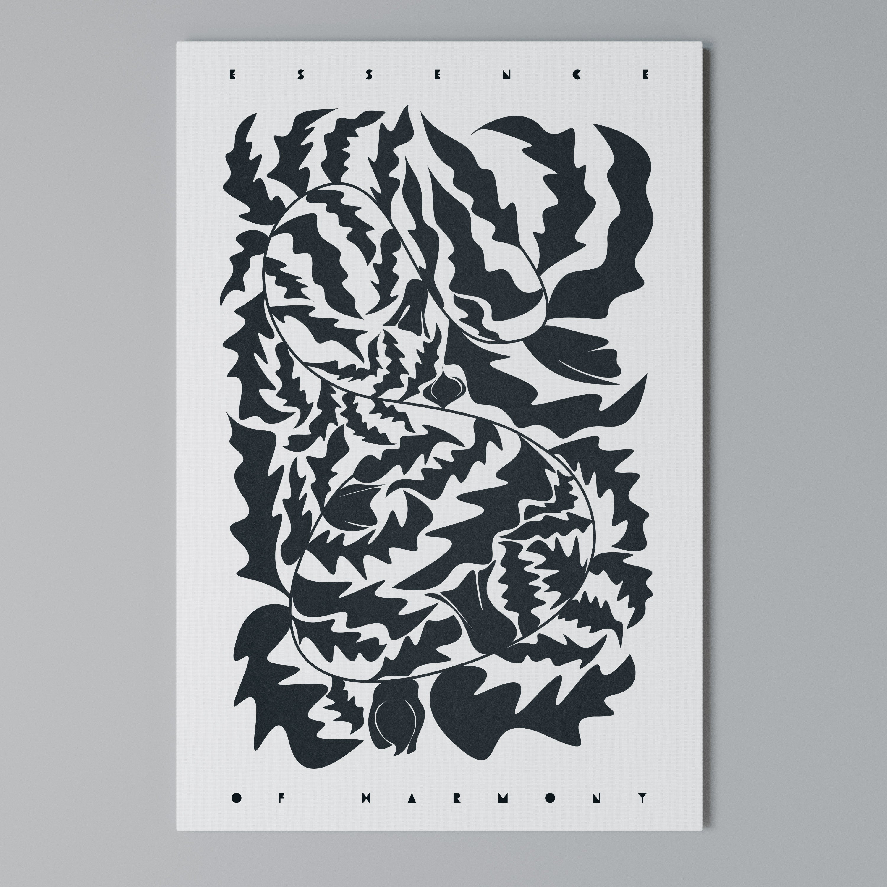 ETHEREAL ORNAMENT Quadro em tela vertical