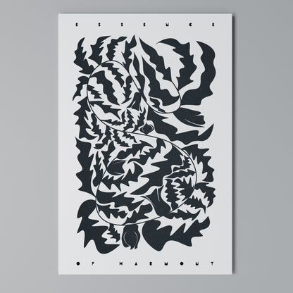 ETHEREAL ORNAMENT Quadro em tela vertical