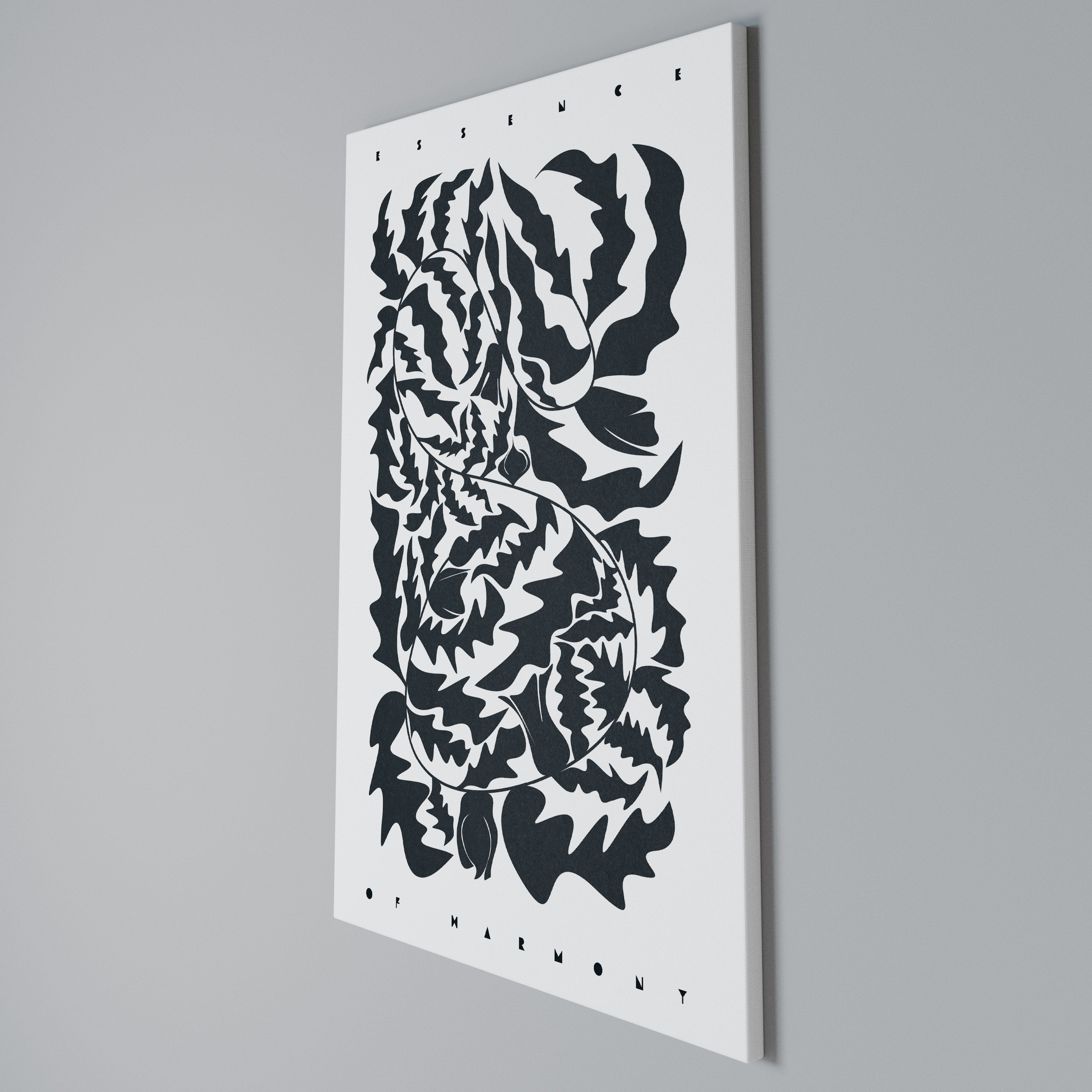 ETHEREAL ORNAMENT Quadro em tela vertical