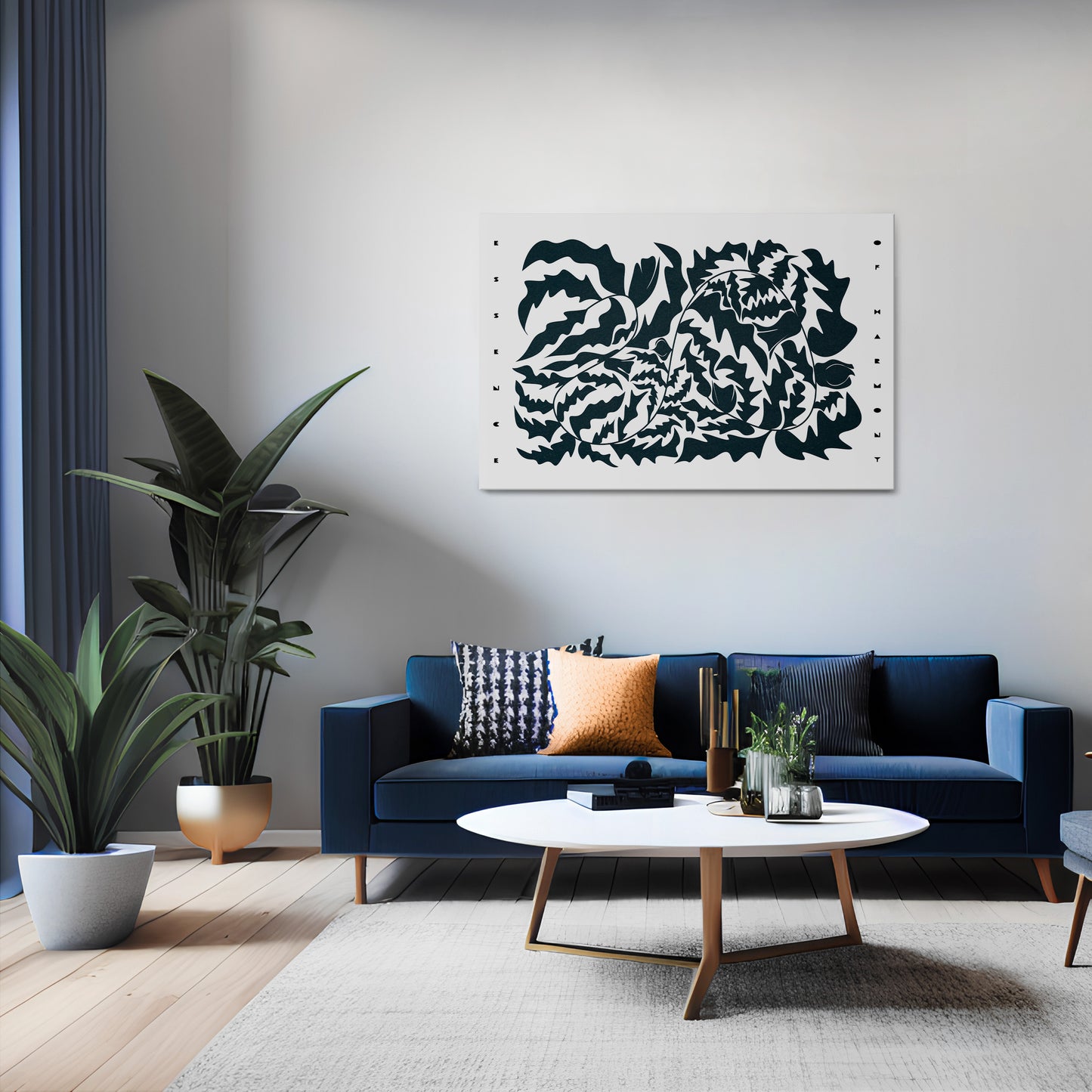 ETHEREAL ORNAMENT Horizontal Canvas Print