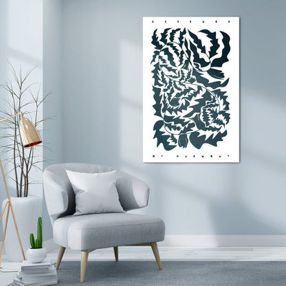 ETHEREAL ORNAMENT Quadro em tela vertical