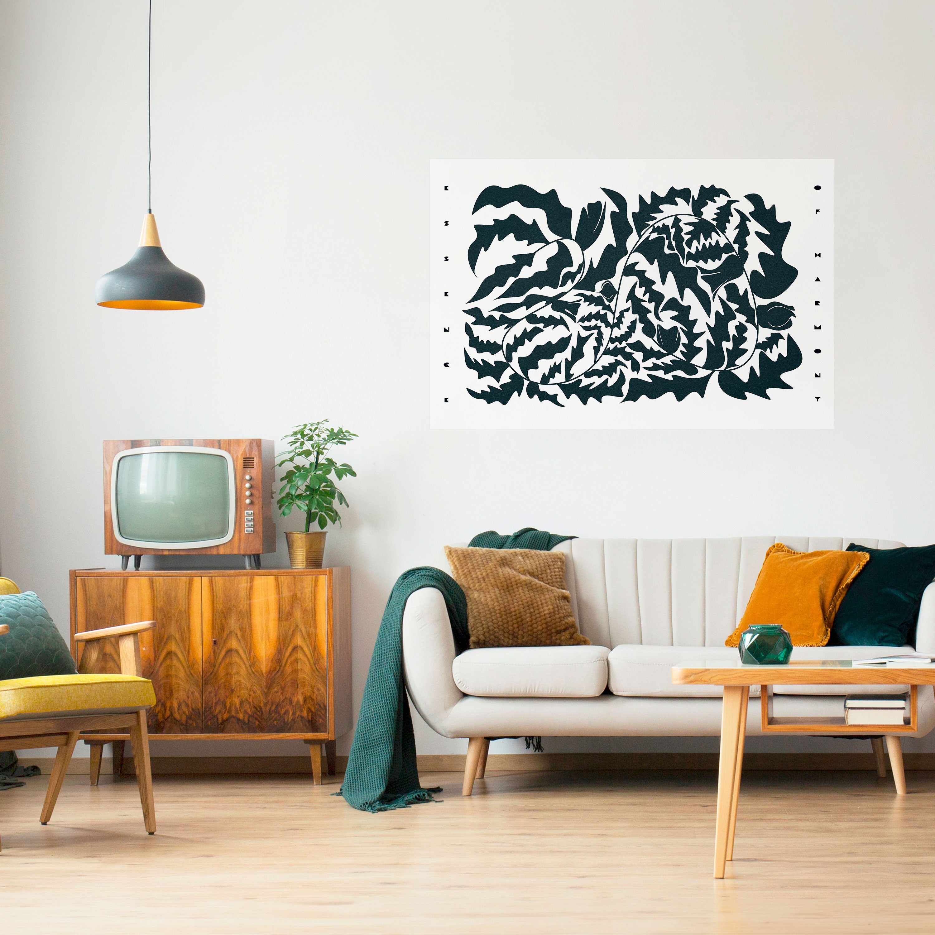 ETHEREAL ORNAMENT Poster Horizontal Autocolante