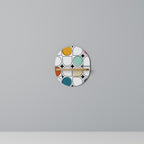 HUE HARMONY Prateleira Oval Decorativa em Efeito Carvalho